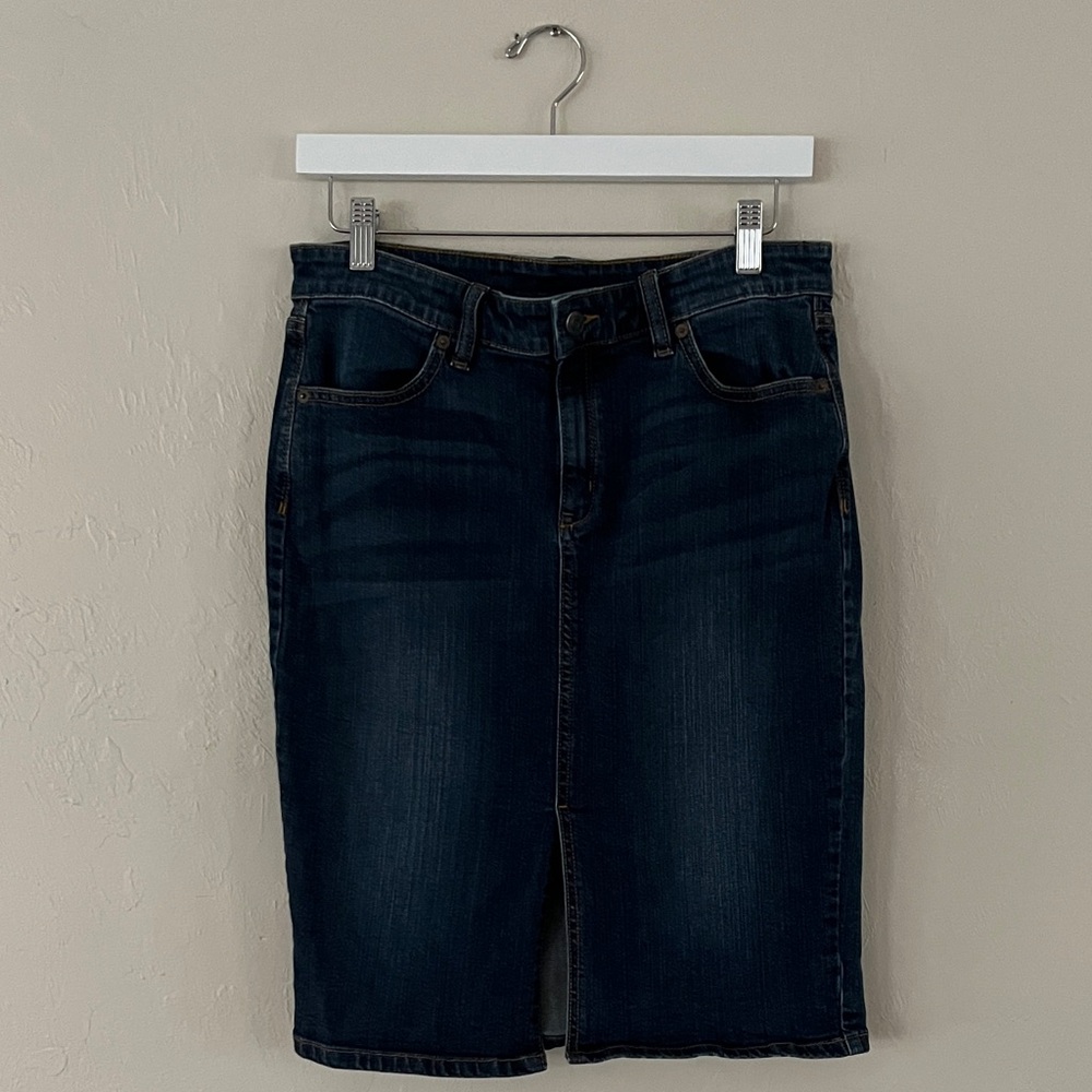 Banana Republic Dark Indigo Pencil Skirt